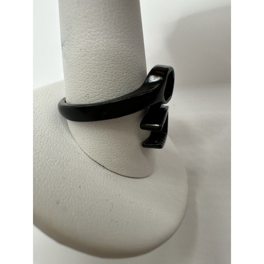 Black Metal Wrench Tool Ring Size 12 - Picture 4 of 5